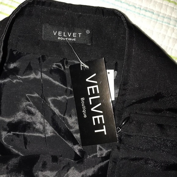 VELVET BOUTIQUE BLACK SEQUIN FLOWING SKIRT MEDIUM - Picture 5 of 6